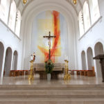 Kath. Kirche St. Nikolaus Lenzkirch Altarwandmalerei2009