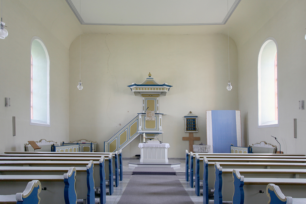 Ev. Kirche Ohlweiler, vor der Renovierung 2014
