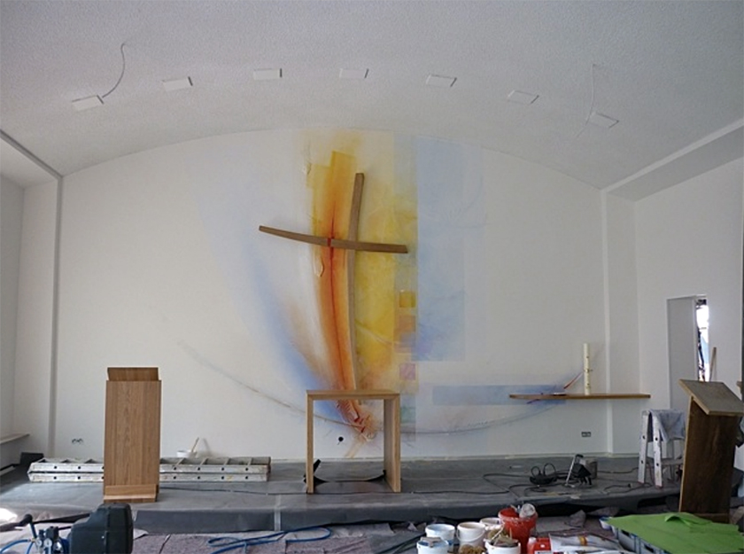 Ev. Kirche Worms- Herrnsheim, Komplettgestaltung